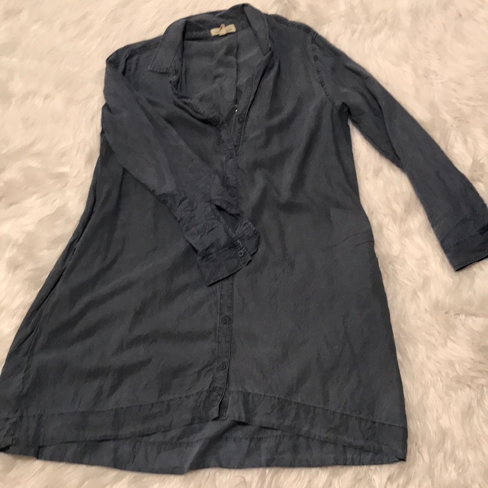 Anthropologie Denim Dress Size L